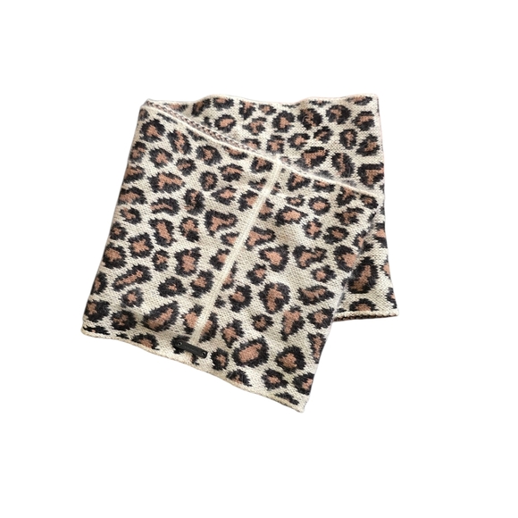 Coach Accessories - Coach Black and Cream Knit Scarf